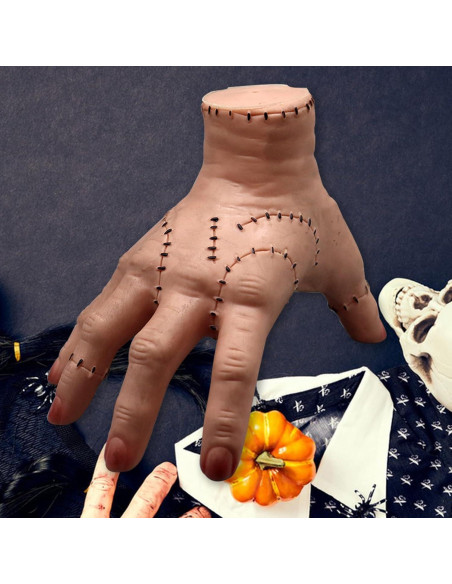 Prop Mano Miércoles Addams Cosplay Halloween 12.7cm