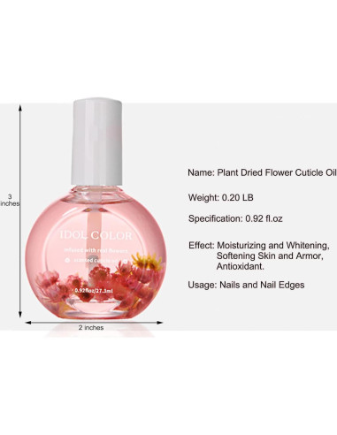 Aceite de Cutícula Aromático Floral 27.2 ml - Manzana