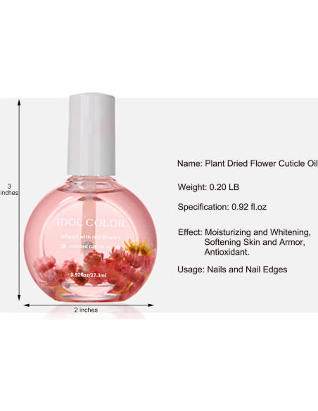 Aceite de Cutícula Aromático Floral 27.2 ml - Manzana