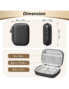 Funda de Cámara Digital Linpr para KODAK PIXPRO y Canon IXUS 2