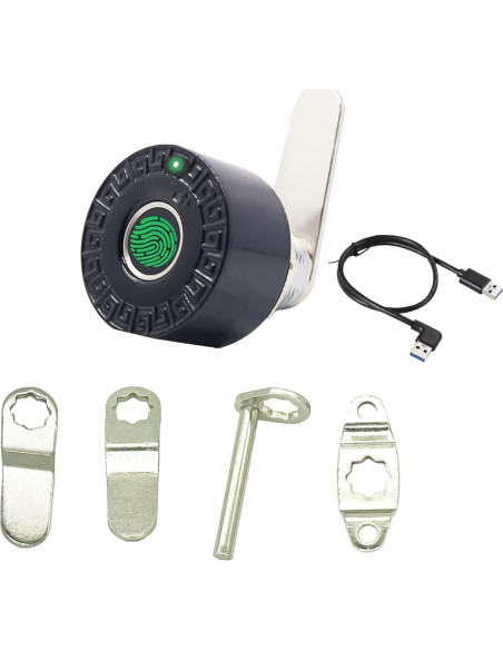 Cerradura de gabinete biométrica Lelukee con huella dactilar