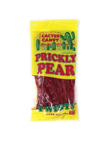 Giros de Regaliz de Pera Espinosa Cactus Candy 227g