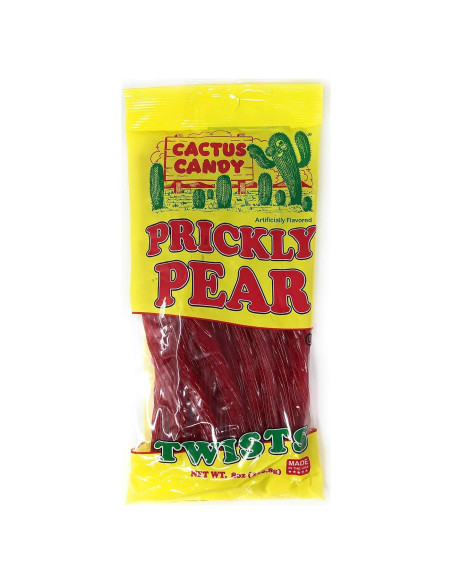 Giros de Regaliz de Pera Espinosa Cactus Candy 227g
