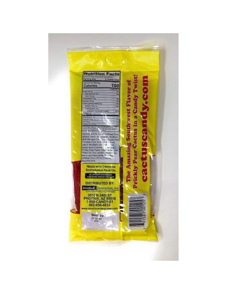 Giros de Regaliz de Pera Espinosa Cactus Candy 227g