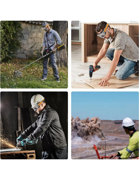 Gafas de Seguridad Anti-Niebla HGdnefen - Lentes Resistentes