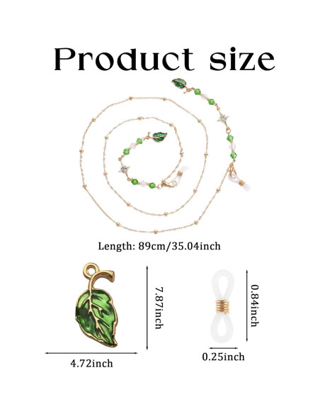 Cadena de Gafas Elegante para Mujeres - 70 cm con Borlas