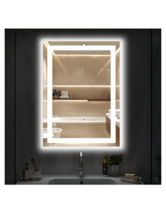 Espejo de Baño LED DUMOS 71x50cm Antivaho Regulable