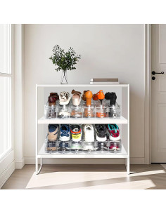 Organizador de Zapatos Yashong 20PCS Ajustable Transparente 2