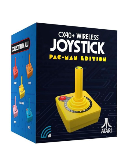 Joystick Inalámbrico Atari CX40+ Edición PAC-MAN Amarillo