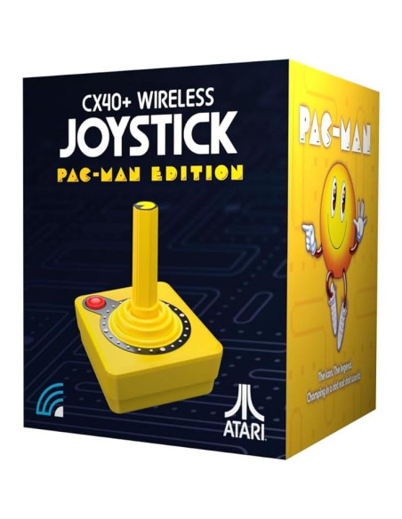 Joystick Inalámbrico Atari CX40+ Edición PAC-MAN Amarillo