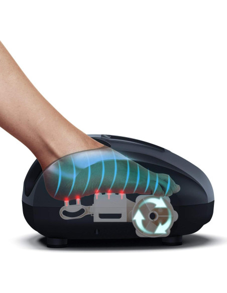 Masajeador de Pies Miko Shiatsu con Calor y Amasado Profundo