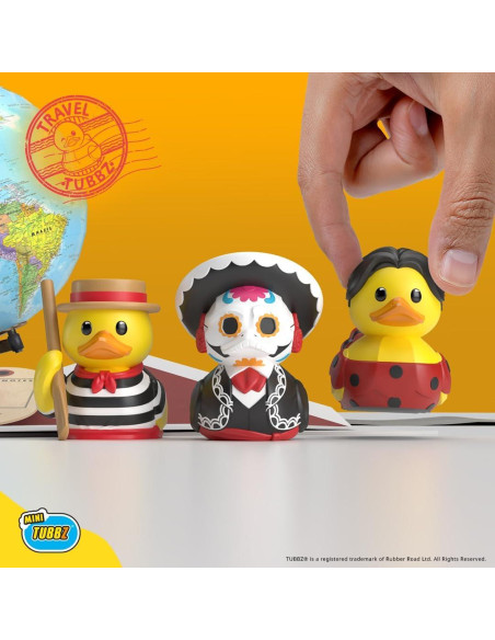 TUBBZ Mini Patito de Goma México Día de los Muertos 5 cm