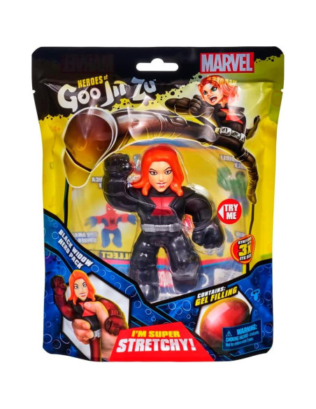 Figura de Acción Viuda Negra Goo Jit Zu Bandai 28 cm