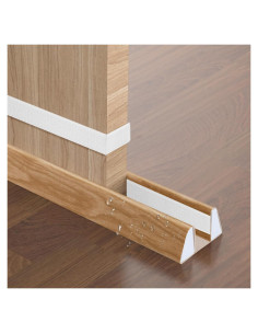 Tapón de Draft Lewondr 91.44 cm Beige Impermeable