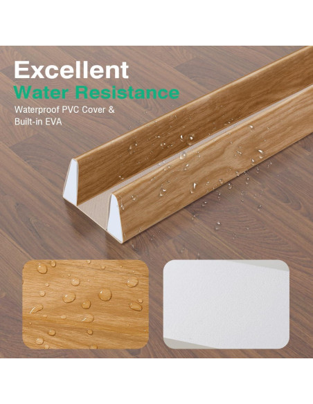 Tapón de Draft Lewondr 91.44 cm Beige Impermeable