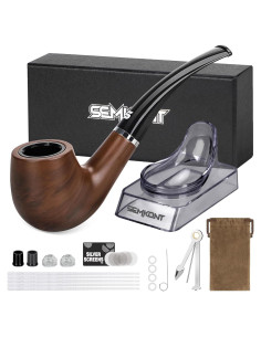 Juego de Pipas de Tabaco SEMKONT con Accesorios y Soporte