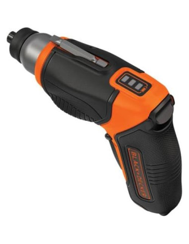 Destornillador Inalámbrico 4V MAX BLACK+DECKER con 42 Puntas
