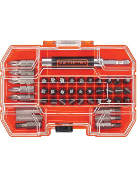 Destornillador Inalámbrico 4V MAX BLACK+DECKER con 42 Puntas