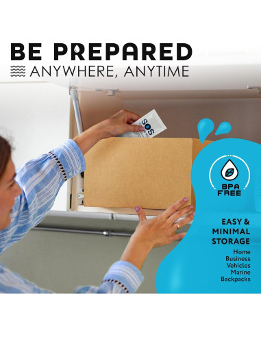 Agua Potable de Emergencia S.O.S - 62 Sachets de 125 ml