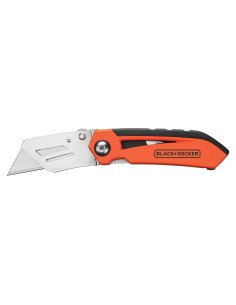 Cuchillo Utility Plegable BLACK+DECKER BDHT10002 con 3 Cuchillas