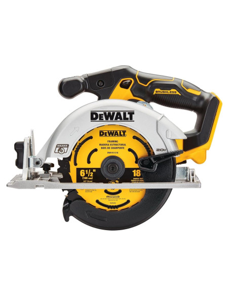 Sierra Circular Inalámbrica Dewalt DCS565BR 20V 6-1/2" Sin Escobillas