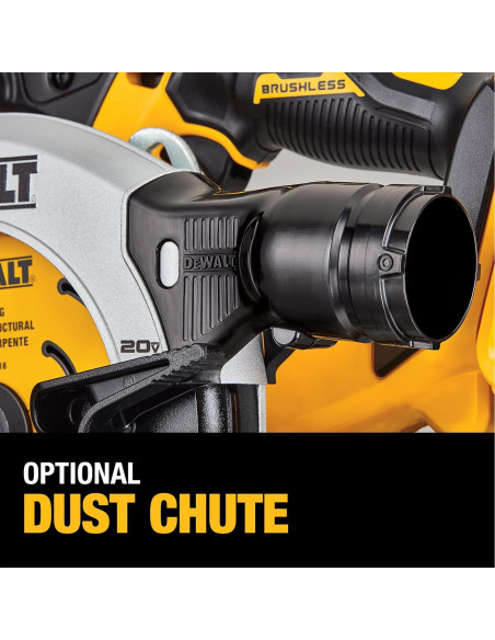 Sierra Circular Inalámbrica Dewalt DCS565BR 20V 6-1/2" Sin Escobillas