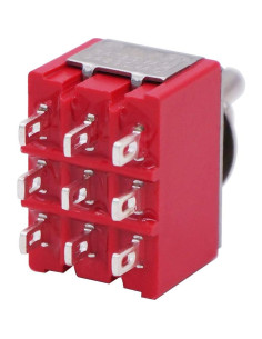 Interruptor Basculante Mini Twidec 3PDT 9 Pines ON/OFF/ON 2