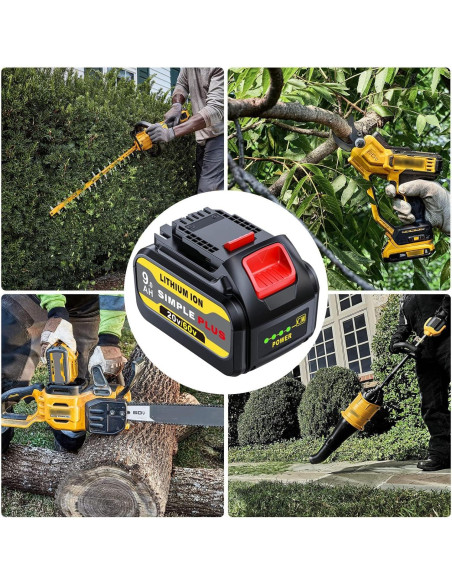 Batería de Reemplazo Dewalt 60V 9Ah - Paquete de 4