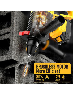 Taladro de Martillo Rotativo Inalámbrico Funnywhale iHammer 6 Plus 20V 2