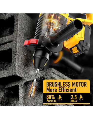 Taladro de Martillo Rotativo Inalámbrico Funnywhale iHammer 6 Plus 20V