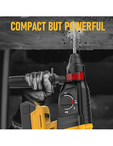 Taladro de Martillo Rotativo Inalámbrico Funnywhale iHammer 6 Plus 20V