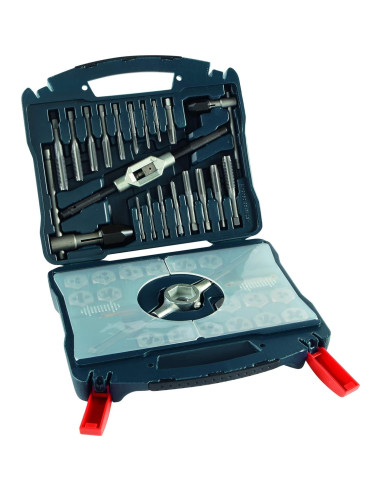 Juego de Machos y Matrices Métricos Bosch BTD40MS 40 Piezas