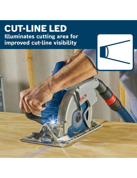 Sierra Circular Izquierda Bosch GKS18V-26LN 18V 7-1/4" Renovada