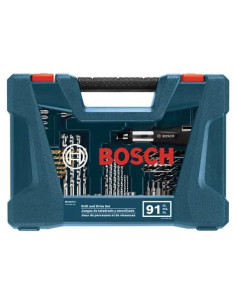 Juego de 91 Piezas de Brocas y Destornilladores Bosch MS4091C