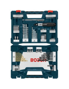 Juego de 91 Piezas de Brocas y Destornilladores Bosch MS4091C 2