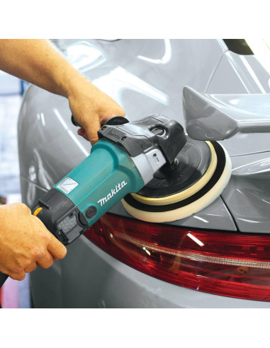 Pulidora Makita 9237C 1200W 3200 RPM 7" (17.78 cm) Azul