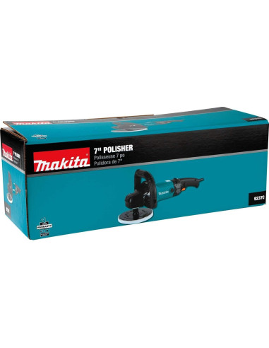 Pulidora Makita 9237C 1200W 3200 RPM 7" (17.78 cm) Azul