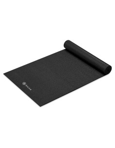 Esterilla de Yoga Gaiam Premium 5mm Antideslizante Negra