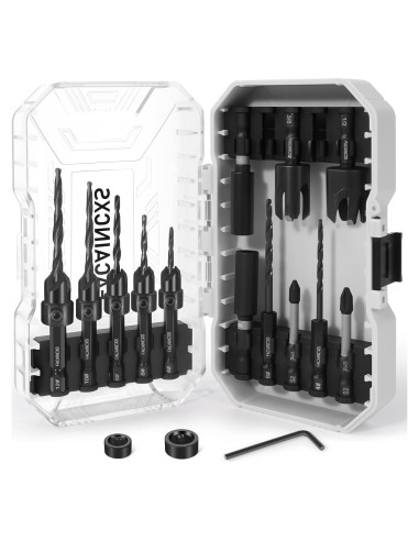 Juego de Brocas Avellanadas para Madera 16 PCS FACAINCXS