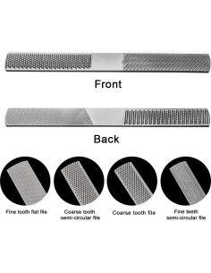 Juego de Limas de Madera DONSTRAW 2P 4 en 1 Acero Carbono 2
