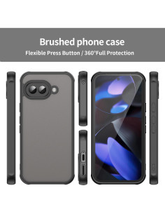 Funda Transparente TPU Sucnakp para Google Pixel 9A - Negro 2