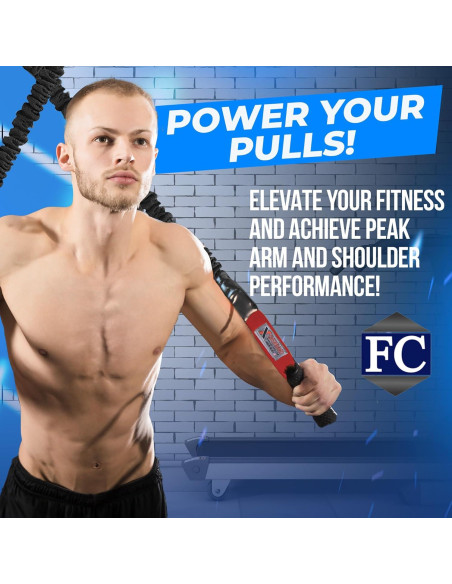 Bandas de Resistencia FITCORD 8.16 kg para Entrenamiento de Fuerza