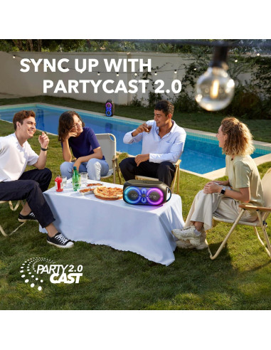 Altavoz Portátil Anker Rave Party 2, 120W, Resistente al Agua