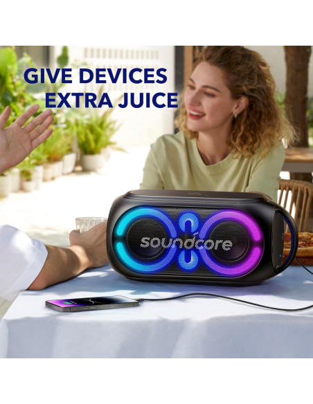 Altavoz Portátil Anker Rave Party 2, 120W, Resistente al Agua