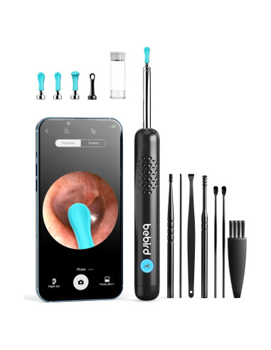 Limpiador de Oídos Bebird R1 con Cámara 1080P HD Inalámbrico