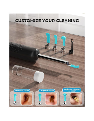 Limpiador de Oídos Bebird R1 con Cámara 1080P HD Inalámbrico