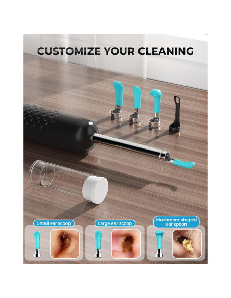 Limpiador de Oídos Bebird R1 con Cámara 1080P HD Inalámbrico