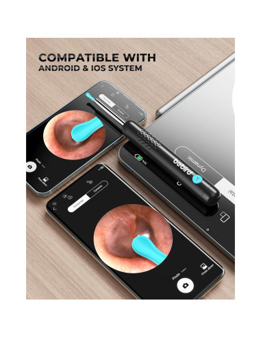 Limpiador de Oídos Bebird R1 con Cámara 1080P HD Inalámbrico