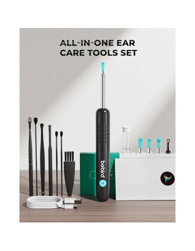 Limpiador de Oídos Bebird R1 con Cámara 1080P HD Inalámbrico