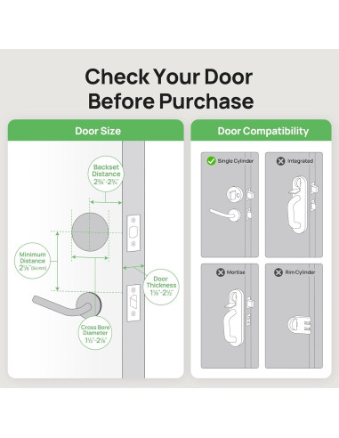 Cerradura Inteligente Anona Holo Wi-Fi con Teclado y Auto-Bloqueo